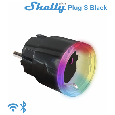 ELVHX - Shelly Plus Plug S Black