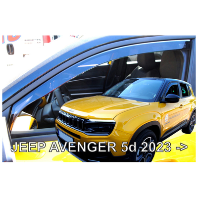 JEEP AVENGER 5D 2023+​​ ΣΕΤ ΑΝΕΜΟΘΡΑΥΣΤΕΣ ΑΥΤΟΚΙΝΗΤΟΥ ΑΠΟ ΕΥΚΑΜΠΤΟ ΦΙΜΕ ΠΛΑΣΤΙΚΟ HEKO - 4 ΤΕΜ.
