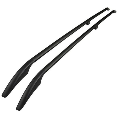 FIAT DOBLO 2010+ /OPEL COMBO 2010-2018  ΠΑΡΑΛΛΗΛΕΣ ΜΠΑΡΕΣ ΟΡΟΦΗΣ ΑΛΟΥΜΙΝΙΟΥ L2 ELEGANCE ΜΑΥΡΕΣ OMTEC - 2 TEM.