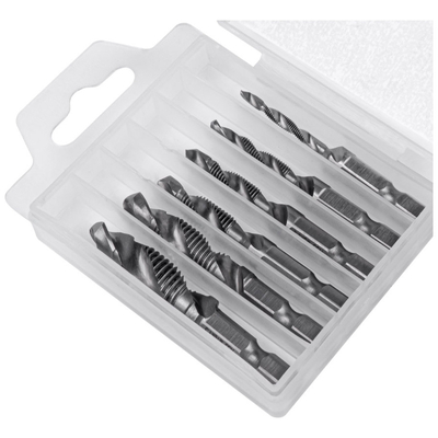 ΤΡΥΠΑΝΙΑ ΣΕΤ ΜΕ ΣΠΕΙΡΩΜΑ M3>M10 ΕΞΑΓΩΝΑ 1/4' (6,35 mm) ΑMiO - 6 TEM.