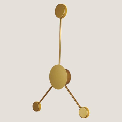 ARTE ILLUMINA ΑΠΛΙΚΑ ΤΟΙΧΟΥ ΡΑΒΔΟΣ LED 3x5W 45x54 ΧΡΥΣΟ