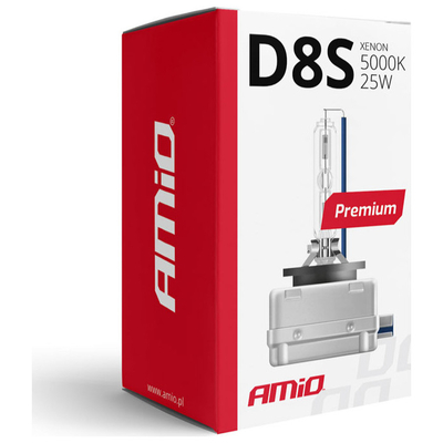 ΑΝΤΑΛΛΑΚΤΙΚΗ ΛΑΜΠΑ PREMIUM D8S 12V 5.000k 25W ΑMiO - 1 TEM.