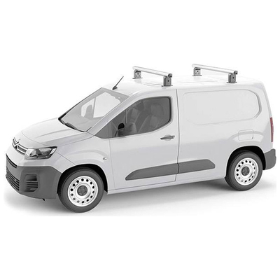 Πλήρες Σετ με Μπάρες Οροφής Αλουμινίου Airdyn G 135 cm και Άκρα Τοποθέτησης για Επαγγελματικά Οχήματα και Van Menabo - 2 τεμ.