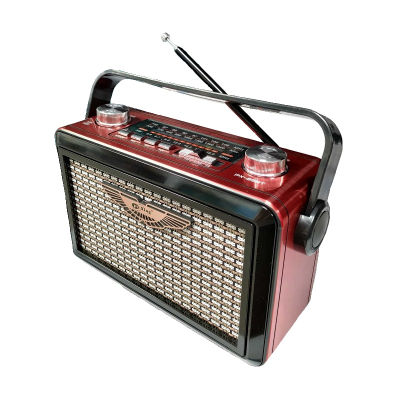 Επαναφορτιζόμενο ραδιόφωνο Retro - PX-85BT - 617194 - Red