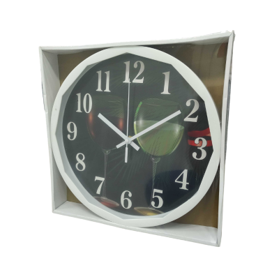 Ρολόι τοίχου - XH-B3017-4 - 30cm - 301745 - White