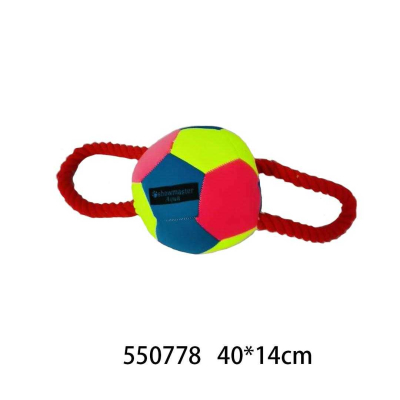 Παιχνίδι σκύλου μπάλα με σχοινί - 40x14cm - 550778