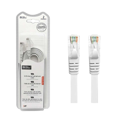 Καλώδιο δικτύου Ethernet - Πλακέ - A8P8C - 2m - 096407