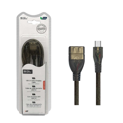 Καλώδιο φόρτισης & data - 21S - USB-A female/Micro USB - 3m - 097527