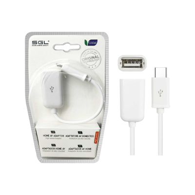 Αντάπτορας USB TypeC σε USB 2.0 female - T62 - 096025