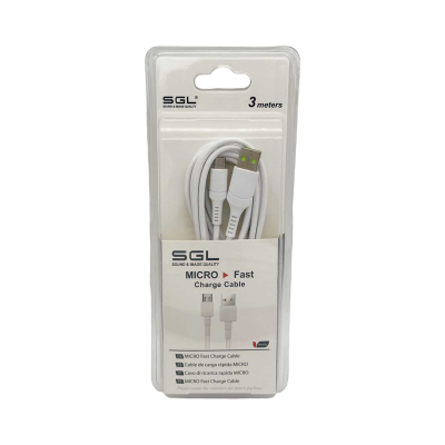 Καλώδιο φόρτισης & data - Micro USB - D13 - 3m - 099330