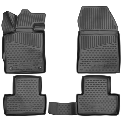 HYUNDAI KONA 1.0 T-GDi 7DCT 2023+ ΜΑΡΚΕ ΠΑΤΑΚΙΑ ΣΕ ΣΚΑΦΗ TPE ΛΑΣΤΙΧΟ ΣΕ ΜΑΥΡΟ ΧΡΩΜΑ NOVLINE - 4 ΤΕΜ.