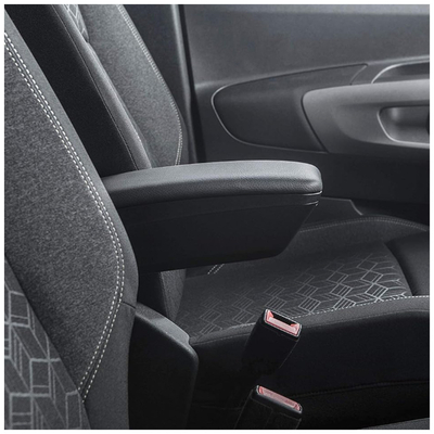 Renault Clio LHD 2013-2019 / Captur LHD 2013-2019 Ολοκληρωμένος Τεμπέλης Καθίσματος ARMSTER 3 SEAT MOUNTED από Πλαστικό και Vegan Δέρμα σε Μαύρο Χρώμα RATI - 1 τεμ.