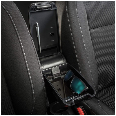 Renault Clio LHD 2013-2019 / Captur LHD 2013-2019 Ολοκληρωμένος Τεμπέλης Καθίσματος ARMSTER 3 SEAT MOUNTED από Πλαστικό και Vegan Δέρμα σε Μαύρο Χρώμα RATI - 1 τεμ.