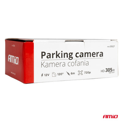 ΚΑΜΕΡΑ ΟΠΙΣΘΟΠΟΡΕΙΑΣ 12V LED ME NYΧΤΕΡΙΝΗ ΛΗΨΗ HD-305 ΑMiO - 1 TEM.