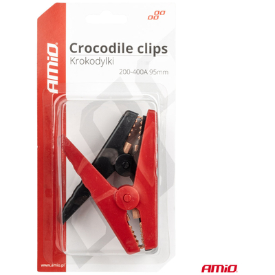 ΑΚΡΟΔΕΚΤΕΣ (ΚΡΟΚΟΔΕΙΛΑΚΙΑ) ΜΠΑΤΑΡΙΑΣ 400A (ΜΗΚΟΣ:95mm) ΑΜΙΟ - 2 ΤΕΜ.