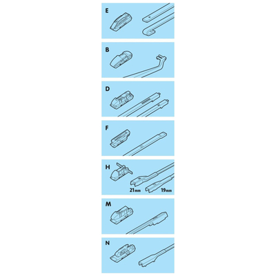 ΥΑΛΟΚΑΘΑΡΙΣΤΗΡΑΣ GRAN PREE SPEED MULTI-FIT ΜΕ 7 ΑΝΤΑΠΤΟΡΕΣ 53CM 21'' LAMPA - 1 TEM.