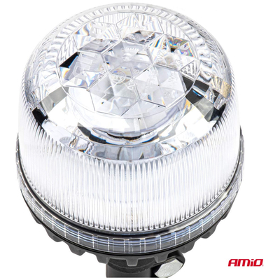 ΦΑΡΟΣ DIAMONT W25P ΜΕ ΛΕΥΚΟ ΚΑΠΑΚΙ 12/24V 24xSMD LED ΠΟΡΤΟΚΑΛΙ ΕΛΑΣΤΙΚΟΣ ΒΙΔΩΤΟΣ 201x126mm ΑΜΙΟ - 1 ΤΕΜ.