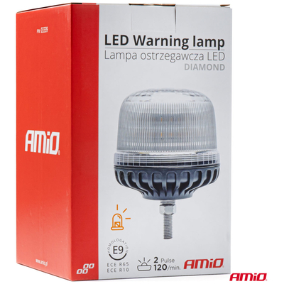 ΦΑΡΟΣ DIAMONT W25SB ΜΕ ΛΕΥΚΟ ΚΑΠΑΚΙ 12/24V 24xSMD LED ΠΟΡΤΟΚΑΛΙ ΒΙΔΩΤΟΣ 154x126mm ΑΜΙΟ - 1 ΤΕΜ.