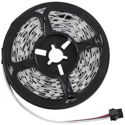 GloboStar® DIGISTRIP 90758 Set Digital Pixel Addressable Strip - Σετ Ψηφιακής Ταινίας 5 Μέτρων με Ψηφιακό Controller & Ασύρματο Χειριστήριο RF & WiFi Mobile APP - LED SMD 5050 36W/5m 150LED/5m 150PIXEL/5m SPI/TTL Protocol 2880lm/m 120° DC 5V με USB 2.0 & WiFi Mobile APP IP20 Πολύχρωμα RGB - Dimmable - Λευκό Σώμα - Μ500 x Π1 x Υ0.2cm - Συσκευασία 5 Μέτρων - 2 Χρόνια Εγγύηση