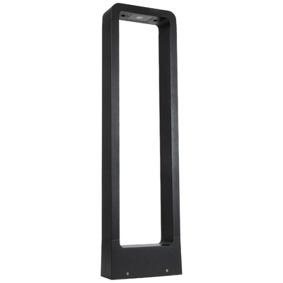 GloboStar® BACKYARD 90546 Φωτιστικό Κήπου - Κολωνάκι Αρχιτεκτονικού Φωτισμού Εξωτερικού Χώρου LED 15W 1500lm 120° AC 220-240V - Αδιάβροχο IP65 - Σώμα Αλουμινίου & ABS - Μ16 x Π5.5 x Υ58cm - Θερμό Λευκό 2700K - Μαύρο - 2 Χρόνια Εγγύηση