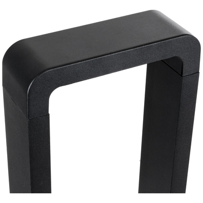 GloboStar® BACKYARD 90546 Φωτιστικό Κήπου - Κολωνάκι Αρχιτεκτονικού Φωτισμού Εξωτερικού Χώρου LED 15W 1500lm 120° AC 220-240V - Αδιάβροχο IP65 - Σώμα Αλουμινίου & ABS - Μ16 x Π5.5 x Υ58cm - Θερμό Λευκό 2700K - Μαύρο - 2 Χρόνια Εγγύηση