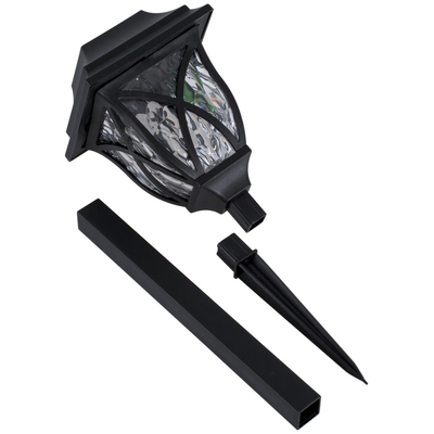 GloboStar® 85703 ΣΕΤ 6 Τεμαχίων Αυτόνομα Ηλιακά Φωτιστικά LED SMD 1W 100lm με Ενσωματωμένη Μπαταρία 600mAh - Φωτοβολταϊκό Πάνελ με Αισθητήρα Ημέρας-Νύχτας Αδιάβροχο IP65 Φανάρι Κήπου Τετράγωνο Λευκό Λευκό 6000K