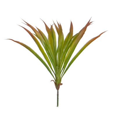 GloboStar® CORDYLINE 78229 Τεχνητό Φυτό Κορδιλύνη - Μπουκέτο Διακοσμητικών Φυτών - Κλαδιών με Φύλλωμα Πράσινο - Κόκκινο Υ34cm