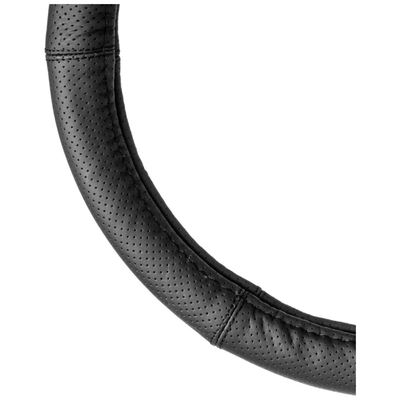 ΚΑΛΥΜΜΑ ΤΙΜΟΝΙΟΥ ΑΠΟ ΤΕΧΝΟΔΕΡΜΑ (ΧL) 41-43cm SWC-50-ΧL ΣΕ ΜΑΥΡΟ ΧΡΩΜΑ ΤΡΥΠΗΤΟ ΜΕ ΜΑΥΡΕΣ ΡΑΦΕΣ AMIO - 1 ΤΕΜ.