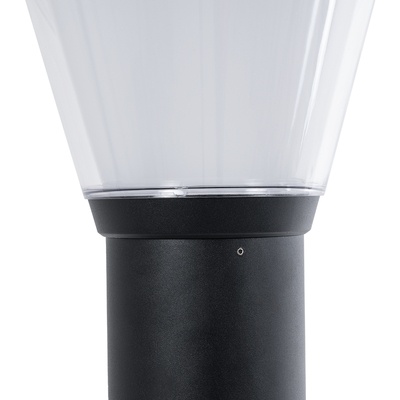 GloboStar® SOLARDIS 90523 LED Solar Bollard Light Κολωνάκι Κήπου Εξωτερικού Χώρου 10W 180lm 120° με Ενσωματωμένο Φωτοβολταϊκό Panel 6V 5W & Επαναφορτιζόμενη Μπαταρία Li-ion 3.2V 6000mAh με Αισθητήρα Ημέρας-Νύχτας - Αδιάβροχο IP65 Φ24 x Υ88cm Ψυχρό Λευκό 6000K - 2 Χρόνια Εγγύηση