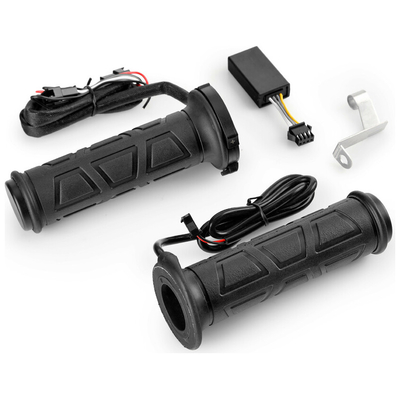 ΧΕΡΟΥΛΙΑ MOTO ΘΕΡΜΑΙΝΟΜΕΝΑ 12V HEATED GRIPS EASY ΜΑΥΡΑ 4 ΕΠΙΠΕΔΩΝ ΘΕΡΜΑΝΣΗΣ LAMPA - 2 ΤΕΜ.