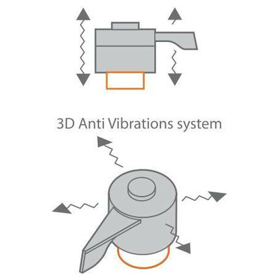 ΒΑΣΗ ΣΤΗΡΙΞΗΣ MOTO ΣΥΜΒΑΤΗ ΜΕ OPTILINE TITAN ΚΑΙ ΜΠΙΛΙΑ 19mm DAMPENER LAMPA - 1 ΤΕΜ.