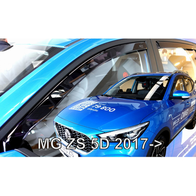 MG ZS 5D 2017+ ΖΕΥΓΑΡΙ ΑΝΕΜΟΘΡΑΥΣΤΕΣ ΑΠΟ ΕΥΚΑΜΠΤΟ ΦΙΜΕ ΠΛΑΣΤΙΚΟ HEKO - 2 ΤΕΜ.