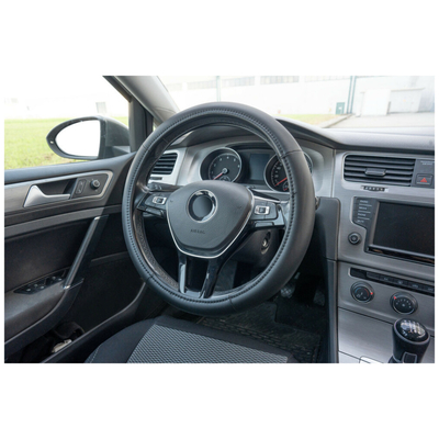 ΚΑΛΥΜΜΑ ΤΙΜΟΝΙΟΥ 37-39CM ΔΕΡΜΑ SKEENTEX ΜΑΥΡΟ CLASSIC PREMIUM GRAN PREE LAMPA - 1 ΤΕΜ.