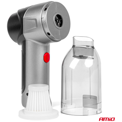 ΗΛΕΚΤΡΙΚΟ ΣΚΟΥΠΑΚΙ ΧΕΙΡΟΣ ΑΣΥΡΜΑΤΟ 40W ΜΕ 6 ΕΞΑΡΤΗΜΑΤΑ ΚΑΘΑΡΙΣΜΟΥ ΚΑΙ ΚΑΛΩΔΙΟ USB-C 7.4V 20min AMIO - 1 Τεμ.