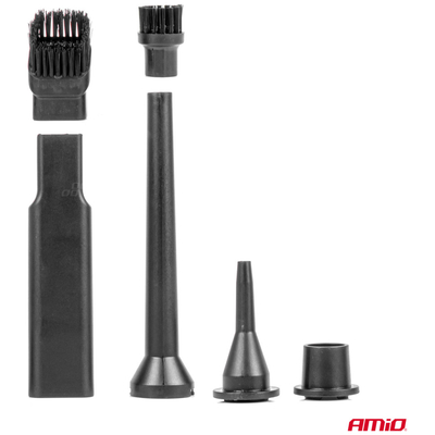 ΗΛΕΚΤΡΙΚΟ ΣΚΟΥΠΑΚΙ ΧΕΙΡΟΣ ΑΣΥΡΜΑΤΟ 70W ΜΕ 6 ΑΚΡΟΦΥΣΙΑ ΚΑΘΑΡΙΣΜΟΥ ΚΑΙ ΚΑΛΩΔΙΟ USB-C  AMIO - 1 Τεμ.