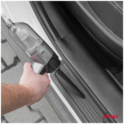 ΗΛΕΚΤΡΙΚΟ ΣΚΟΥΠΑΚΙ ΧΕΙΡΟΣ ΑΣΥΡΜΑΤΟ 70W ΜΕ 6 ΑΚΡΟΦΥΣΙΑ ΚΑΘΑΡΙΣΜΟΥ ΚΑΙ ΚΑΛΩΔΙΟ USB-C  AMIO - 1 Τεμ.