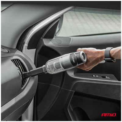 ΗΛΕΚΤΡΙΚΟ ΣΚΟΥΠΑΚΙ ΧΕΙΡΟΣ ΑΣΥΡΜΑΤΟ 70W ΜΕ 6 ΑΚΡΟΦΥΣΙΑ ΚΑΘΑΡΙΣΜΟΥ ΚΑΙ ΚΑΛΩΔΙΟ USB-C  AMIO - 1 Τεμ.