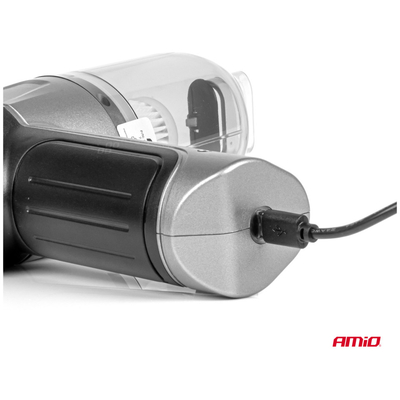 ΗΛΕΚΤΡΙΚΟ ΣΚΟΥΠΑΚΙ ΧΕΙΡΟΣ ΑΣΥΡΜΑΤΟ 70W ΜΕ 6 ΑΚΡΟΦΥΣΙΑ ΚΑΘΑΡΙΣΜΟΥ ΚΑΙ ΚΑΛΩΔΙΟ USB-C  AMIO - 1 Τεμ.