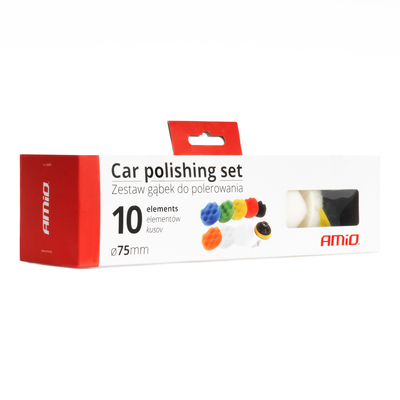 ΣΦΟΥΓΓΑΡΙ ΤΡΙΒΕΙΟΥ ME ΠΑΝΑΚΙΑ ΚΑΘΑΡΙΣΜΟΥ ΚΑΙ ΓΥΑΛΙΣΜΑΤΟΣ 75mm  ΓΙΑ ΔΡΑΠΑΝΟ AMIO - 1 σετ 10 τεμ.