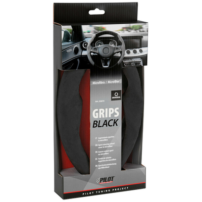 ΠΡΟΣΤΑΤΕΥΤΙΚΑ ΚΑΛΥΜΜΑΤΑ ΤΙΜΟΝΙΟΥ MICROFIBRA ΜΑΥΡΟ ΧΡΩΜΑ GRIPS LAMPA - 2 τεμ.