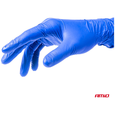 ΓΑΝΤΙΑ ΝΙΤΡΙΛΙΟΥ MERCATOR NITRYLEX BASIC ΣΕ ΜΠΛΕ ΧΡΩΜΑ LARGE (L) ΑΜΙΟ - 100 ΤΕΜ.