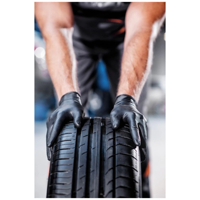 ΓΑΝΤΙΑ ΝΙΤΡΙΛΙΟΥ MERCATOR GOGRIP ΣΕ ΜΑΥΡΟ ΧΡΩΜΑ LARGE (L) ΑΜΙΟ - 50 ΤΕΜ.