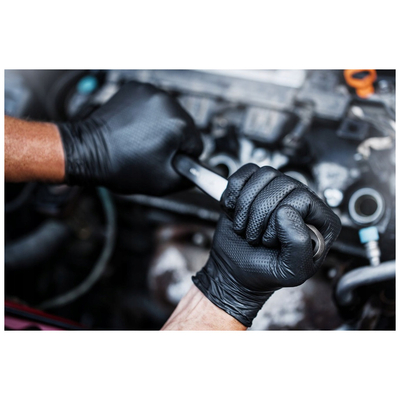 ΓΑΝΤΙΑ ΝΙΤΡΙΛΙΟΥ MERCATOR GOGRIP ΣΕ ΜΑΥΡΟ ΧΡΩΜΑ LARGE (L) ΑΜΙΟ - 50 ΤΕΜ.