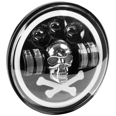 ΠΡΟΒΟΛΕΑΣ ΕΡΓΑΣΙΑΣ ΣΤΡΟΓΓΥΛΟΣ LED SKULL 5.500lm 9>36V 60W 6.000K -Φ170x170x65mm 4 ΧΡΗΣΕΩΝ ΑΜΙΟ - 1 ΤΕΜ.