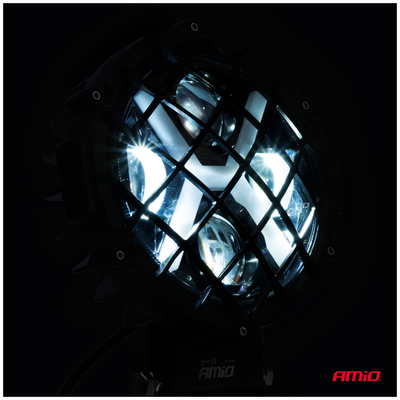 ΠΡΟΒΟΛΕΑΣ ΕΡΓΑΣΙΑΣ ΣΤΡΟΓΓΥΛΟΣ X-LIGHT 5.500lm 9>36V 60W 6.000K 9 led Φ170x170x65mm 4 ΧΡΗΣΕΩΝ ΑΜΙΟ - 1 ΤΕΜ.