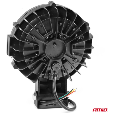 ΠΡΟΒΟΛΕΑΣ ΕΡΓΑΣΙΑΣ ΣΤΡΟΓΓΥΛΟΣ X-LIGHT 5.500lm 9>36V 60W 6.000K 9 led Φ170x170x65mm 4 ΧΡΗΣΕΩΝ ΑΜΙΟ - 1 ΤΕΜ.