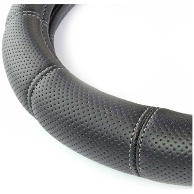 ΚΑΛΥΜΜΑ ΤΙΜΟΝΙΟΥ SWC-29-M 37-39cm ΔΙΑΤΡΗΤΟ ΜΑΥΡΟ ΜΕ ΓΚΡΙ ΡΑΦΗ AMIO - 1 Τεμ.