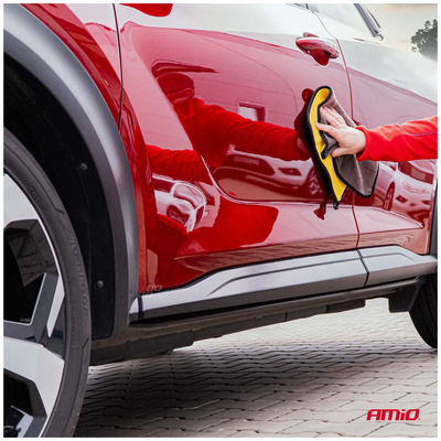 ΠΕΤΣΕΤΑ ΣΤΕΓΝΩΜΑΤΟΣ ΜΙΚΡΟΦΙΜΠΡΑ 2in1 & ΠΑΝΑΚΙΑ ΚΑΘΑΡΙΣΜΟΥ ΤΖΑΜΙΩΝ 30x40cm AMIO - 3 Τεμ.