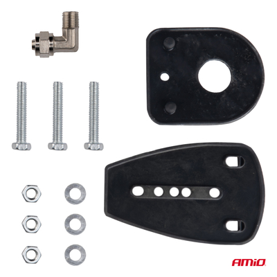 ΚΟΡΝΑ ΠΝΕΥΜΑΤΙΚΗ ΜΟΝΗ 12/24V 115dB LOW TONE ΜΗΚΟΣ:620mm ΧΡΩΜΙΟ ΑΜΙΟ - 1 ΤΕΜ.