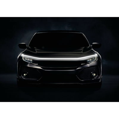 ΤΑΙΝΙΑ ΣΙΛΙΚΟΝΗΣ LED ΜΕ ΛΕΥΚΟ ΦΩΣ ΓΙΑ ΚΑΠΟ ΕΜΠΡΟΣ ΑΥΤΟΚΟΛΛΗΤΗ HOOD LED LIGHT 12V IP67 12Χ5mm 120cm LAMPA -  1 Τεμ.